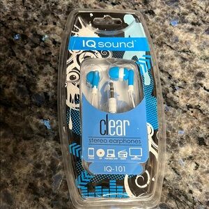 Blue Stereo Earphones